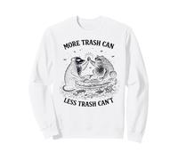 More Trash Can Less Trash Can’t Funny Rat and Toad Sudadera