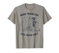 More Trash Can Less Trash Can’t Funny Raven Possum Camiseta