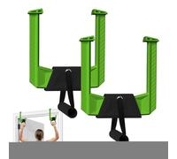 Moreeulsi Barras de puerta para dominadas, barras ligeras de dominadas para puerta, cómodo dispositivo compacto sin taladrar para marcos de fitness, interiores, oficinas y exteriores