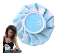 Moreeulsi Bolsa De Hielo,Bolsa De Hielo | Bolsa de agua caliente rellenable a prueba de fugas, bolsa de hielo | Bolsas ligeras de agua caliente con cubitos de hielo para rodillas, tobillos, frente