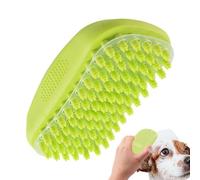 Moreeulsi Cepillo de ducha para perros, cepillo de aseo para gatos, cepillo para desprendimiento de perros, champú para mascotas, masaje calmante de cerdas de goma, peine de curry para gatos y perros