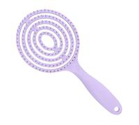 Moreeulsi Cepillo para desenredar el cabello, peine para cabello rizado,Cepillo de pelo redondo con ventilación - Cepillo desenredante de cabello húmedo y seco transpirable, peine redondo de pelo