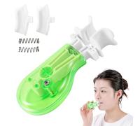 Moreeulsi Entrenador de respiración, entrenador muscular de labios, herramienta de entrenamiento de cierre, dispositivo de ejercicio de respiración, ejercitador muscular oral para prevenir la