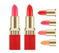 Moreeulsi Lápiz labial de larga duración, lápiz labial rojo de larga duración a prueba de manchas - Lápiz labial de larga duración para mujer | Lápiz labial para mujer, lápiz labial natural, lápiz