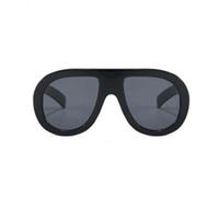 Moreeulsi Lentes de sol ovalados, lentes de sol de aviador teñidos degradados, lentes de sol clásicos de moda para mujeres y hombres, gafas de sombra para conducir al aire libre, ciclismo, tomar el