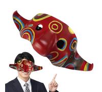 Moreeulsi Máscara de ladrón de Halloween, cara de cosplay, accesorios de juego de rol, cara para fiestas de disfraces, accesorios de cosplay exquisitos y elegantes para bailes de máscaras y eventos de