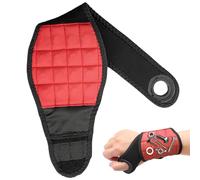 Moreeulsi Pulsera magnética para herramientas,Muñequera magnética para herramientas - Pulsera ajustable con bucle para el pulgar - Gadget práctico reutilizable, muñequera de electricista, soporte de