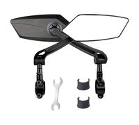 Moreeulsi Soporte para manillar de bicicleta | Lente giratoria de 360 grados para ciclismo de carretera | Espejo de bicicleta a prueba de golpes para deportes, ciclismo de montaña, Dirt Touring