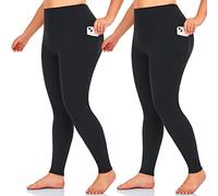 MOREFEEL Leggings de talla grande para mujer, elásticos, talla XL, 4X, control de abdomen, cintura alta, elastano, pantalones de yoga negros