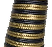 MoreiH Material de Reparación de Ratán Sintético de Mimbre de Plástico, Material de Tejido de Ratán de Plástico, Artesanías de Bricolaje, Carrito de Reparación de Muebles de Ratán Plano, Silla de Cest