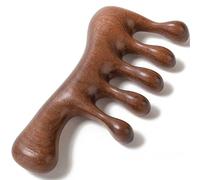 Moreinday Peine de masaje para Sisterlocks Masajeador de cuero cabelludo de madera para mujeres, masajeador de cabeza, cuero cabelludo, peine Gua Sha, peine de madera de sándalo para hombres