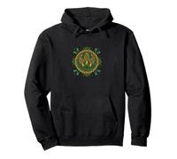 Morel Hongo Mandala Ilustración Mushroom Hunting Morel Sudadera con Capucha