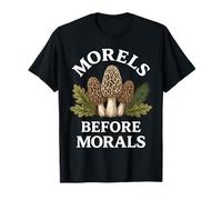 Morel Hunter Humor Morillas Antes de la Moral Camiseta