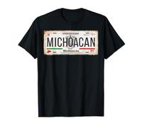 Morelia Michoacán Mexico License Plate Travel Vacation Beach Camiseta
