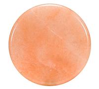 Morella Mujeres Coin Moneda Colgante Amuleto 33 mm Piedra Preciosa Gema Aventurina Rossa Plato Chakra Colgante de Collar y para Fortalecer