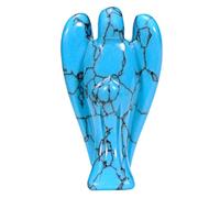 Morella piedras preciosas gema Pietra turchese Ángel de la Guarda protector de 3,5 cm en una bolsa de terciopelo