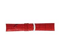 Morellato A01X3395656083CR22 - Correa de Cuero para Reloj de Mujer, Color Rojo (22 mm)