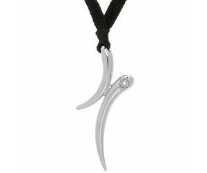 Morellato collar de acero inoxidable s015203, color negro y plateado,