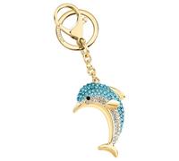 Morellato Llavero Mujer en Acero Dorado, Cristales, Delfín, Colección MAGIC, Ideas Regalos para Mujer - SD0406