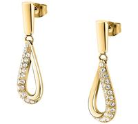 MORELLATO Pendientes de mujer de acero, cristales, colección Design, colgantes, Pavé - SAYP29, M, Acero inoxidable, Diamante