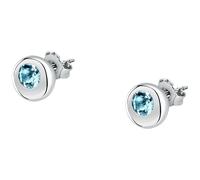 Morellato Pendientes Mujer en Plata 925‰ Reciclada con Piedra Coloreada, Punto de Luz, Colección TESORI ETERNI