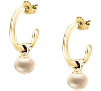 MORELLATO Pendientes Mujer en Plata reciclada 925%, Aros con Perla, Colección PERLA, Regalo Mamá - SXU46