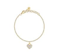 Morellato Pulsera de Mujer en Acero, Cristales, Colección Istanti, Corazón - SAVZ19