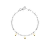 Morellato Pulsera Mujer de Acero con Estrellas, Perlas, Colección TALISMANI, Regalo Profesora - SAIX26