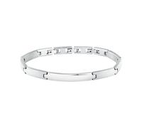 Morellato Pulsera para hombre de acero, colección Motown, ideas de regalo para novio, amigo, padre, Taglia Unica, Metal, Sin gemas.