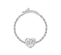 Morellato - Pulsera para mujer, cápsula, colección Vita de acero, aguamarina, SAUD09, One Size, Acero aleado