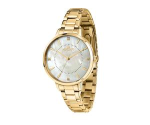 Morellato Reloj analógico de Cuarzo para Mujer con Correa de Acero Inoxidable 8056783048007, Dorado