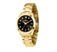 Morellato Reloj de Mujer, Solo Tiempo, 3H, analógico, colección Style Limited Edition - R0153157507, Dorado, El diseño General del Reloj, Teniendo en Cuenta la Forma de la Caja Redonda, el Uso de