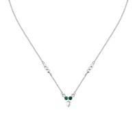 Morellato Talismanes - Collar Mujer Acero Con Ágata Verde Y Corazón (SAIX20)