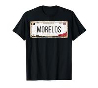 Morelos Michoacán Mexico License Plate Travel Vacation Beach Camiseta