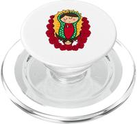 Morenita del Tepeyac Cartoon Santa María de Guadalupe PopSockets PopGrip para MagSafe