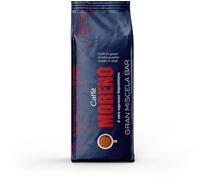 Moreno Espresso Gran Miscela Bar 1 Kg de grano entero - mezcla incomparablemente redondeada y ligeramente afrutada ideal para máquinas portafiltros