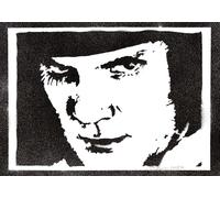 moreno-mata Alex La Naranja Mecanica Autentico Graffiti Hecho a Mano Handmade Poster Peliculas Laminas Decorativas Pared Cuadros Decoracion Salon Modernos Regalos Originales para Hombre y Mujer