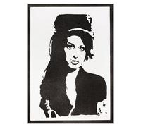 moreno-mata Amy Win... Autentico Graffiti Hecho a Mano Handmade Poster Musica Laminas Decorativas Pared Cuadros Decoracion Salon Modernos Regalos Originales para Hombre y Mujer