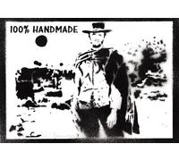 moreno-mata Clint Eastwood Autentico Graffiti Hecho a Mano Handmade Poster Peliculas El Bueno... Western Cuadros Decoracion Salon Modernos Regalos Originales para Hombre y Mujer