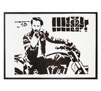 moreno-mata Keanu Reeves Autentico Graffiti Hecho a Mano Handmade Poster Peliculas John W... Laminas Decorativas Pared Cuadros Decoracion Salon Modernos Regalos Originales para Hombre y Mujer