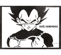 moreno-mata Vege... Autentico Graffiti Hecho a Mano Handmade Poster Anime y Manga Bola de... Laminas Decorativas Pared Cuadros Decoracion Salon Modernos Regalos Originales para Hombre y Mujer
