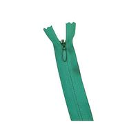 MORENTSU 10 unidades por paquete de 28 cm, 35 cm, 40 cm, 45 cm, 50 cm, 55 cm, 60 cm, cremallera invisible de nailon para manualidades, accesorios de costura (243 verde oscuro, 35 cm)