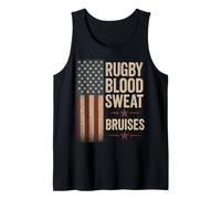 Moretones de sudor de sangre de rugby Camiseta sin Mangas