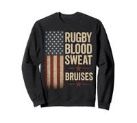 Moretones de sudor de sangre de rugby Sudadera