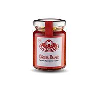 Moretti® Crema de Ají | 100% Calabrese 100% Natural | Sin OMG | Chiles cultivados y procesados en Calabria con aceite de oliva | Cremoso para untar | Hecho en Calabria (Carolina Reaper 1 Pieza)