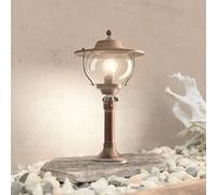 Moretti Luce Baliza Adessora, latón, cristal, altura 48 cm