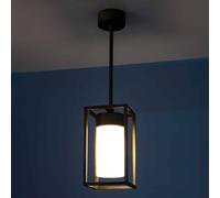 Moretti Luce Lámpara colgante Cubic³ 3368 latón/opalino