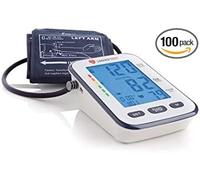 Moretti - Medidor de presión arterial digital LCD, inflado automático, Logiko, esfigmomanómetro proesional, pulsaciones y arritmias