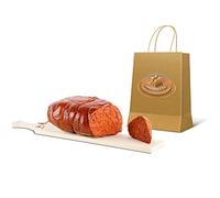 Moretti® Nduja Calabrese Di Spilinga Picante Original Artisan | Envasado al vacío | Sin OMG 100% NATURAL en el intestino | Salami puro de cerdo para untar (Dulce Nduja)