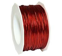 Morex Ribbon 1318/50-609 Stretch Cord, 50 yd, Red